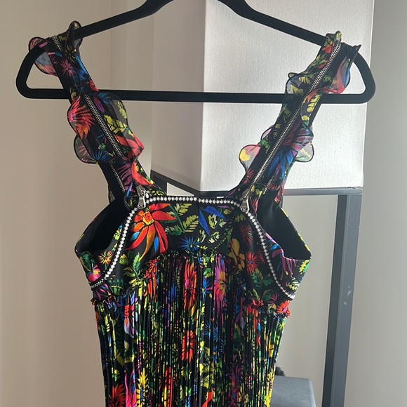 3.1 Phillip Lim floral colorful plisse dress - Picture 12 of 16